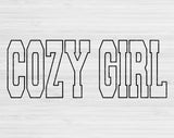 Book Lover Svg Files For Cricut, Cozy Girl Svg, Cozy Vibes Svg Dxf Png Eps Cut Files Silhouette