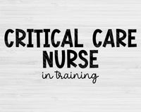 critical care nurse svg file