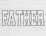 Father Svg Files For Cricut, Dad Svg, Father Png Dxf Png Eps Cut Files Silhouette