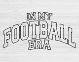 In My Football Era Svg Files For Cricut, Football Svg, Football Mom Svg Dxf Png Eps Cut Files Silhouette