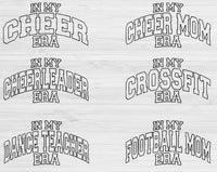 Football Svg Files For Cricut, Baseball Svg, In My Era Svg Dxf Png Eps Cut Files Silhouette