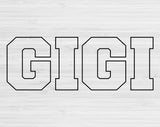 Gigi Svg Files For Cricut, Grandma Svg, Nana Svg Dxf Png Eps Cut Files Silhouette