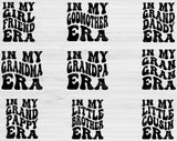 Mom Svg Files For Cricut, In My Era Svg, Aunt Svg Dxf Png Eps Cut Files Silhouette