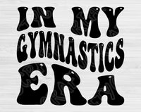In My Gymnastics Era Svg Files For Cricut, Gymnastics Svg, Gymnastics Mom Svg Dxf Png Eps Cut Files Silhouette