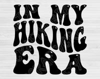 In My Hiking Era Svg Files For Cricut, Hiking Svg, Hiker Svg Dxf Png Eps Cut Files Silhouette
