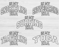 Hobby Svg Files For Cricut, In My Era Svg, Camping Svg Dxf Png Eps Cut Files Silhouette