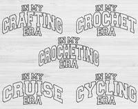 Hobby Svg Files For Cricut, In My Era Svg, Camping Svg Dxf Png Eps Cut Files Silhouette