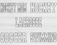 Football Svg Files For Cricut, Baseball Svg, Sports Svg Dxf Png Eps Cut Files Silhouette