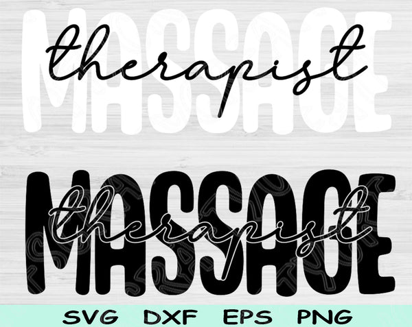 massage therapist svg