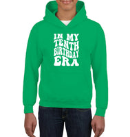 In My Tenth Birthday Era Birthday Shirt Kids Tee, Hoodie, Sweatshirt