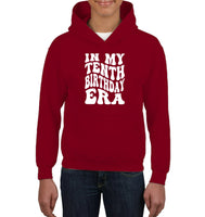 In My Tenth Birthday Era Birthday Shirt Kids Tee, Hoodie, Sweatshirt