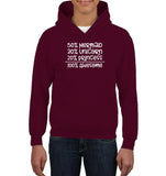 50% Mermaid, 30% Unicorn, 20% Princess – 100% Magical Kids Heavyweight Pullover Hoodie