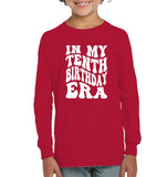 In My Tenth Birthday Era Birthday Shirt Kids Tee, Hoodie, Sweatshirt