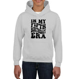 In My Fifth Birthday Era Birthday Shirt Kids Tee, Hoodie, Sweatshirt