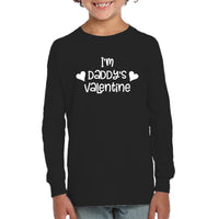 I'm Daddy's Valentine Kids Fleece Pullover Sweatshirt
