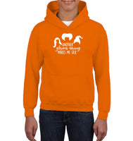 Hocus Pocus Another Glorious Morning Makes Me Sick Kids Heavyweight Pullover Hoodie