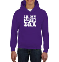 In My Baseball Era Sports Shirt Kids Heavyweight Pullover Hoodie