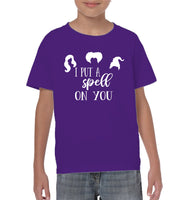 Hocus Pocus I Put A Spell on You Kids Classic Tee