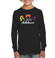 Hocus Pocus I Smell Children Unisex Shirt, Long Sleeve, Hoodie, Sweatshirt