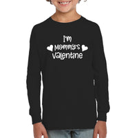 I'm Mommy's Valentine Kids Fleece Pullover Sweatshirt
