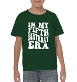 In My Fifth Birthday Era Birthday Shirt Kids Tee, Hoodie, Sweatshirt