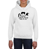 Hocus Pocus Another Glorious Morning Makes Me Sick Kids Heavyweight Pullover Hoodie