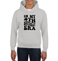 In My 4th Birthday Era Birthday Shirt Kids Tee, Hoodie, Sweatshirt