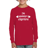 I'm Mommy's Valentine Kids Fleece Pullover Sweatshirt