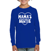 Mama's Bestie Family Shirt Kids Fleece Pullover Sweatshirt