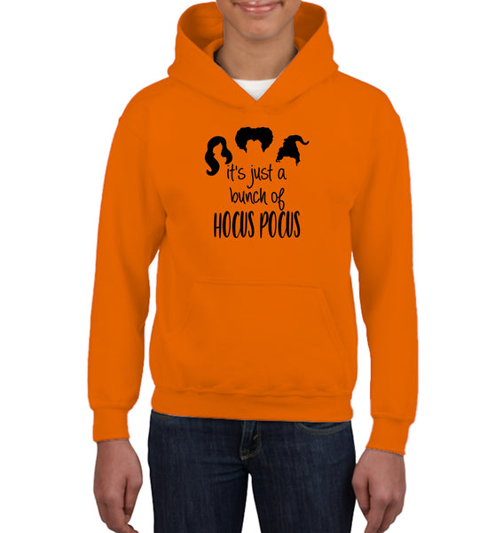 Hocus Pocus It's Just A Bunch Of Hocus Pocus Kids Heavyweight Pullover Hoodie
