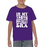 In My Tenth Birthday Era Birthday Shirt Kids Tee, Hoodie, Sweatshirt