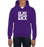 In My Wrestling Era Sports Shirt Kids Heavyweight Pullover Hoodie