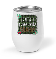 Santa's Favourite Nurse Christmas Coffee Mug For Women