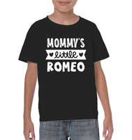 Mommy's Little Romeo Valentines Kids Classic Tee