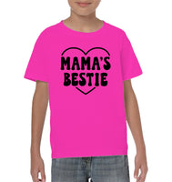 Mama's Bestie Family Shirt Onesie, Kids Tee, Hoodie, Sweatshirt
