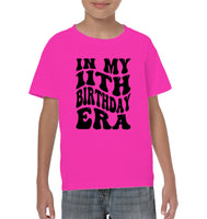 In My 11th Birthday Era Birthday Shirt Kids Classic Tee