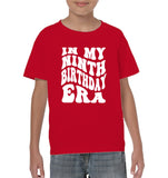 In My Ninth Birthday Era  Birthday Shirt Kids Tee, Hoodie, Sweatshirt
