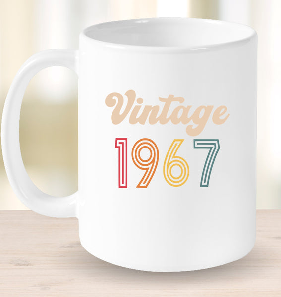 1967 Retro Vintage Birth Year Blast Coffee Mug, Tumbler, Wine Glass