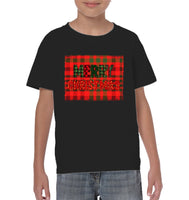 Merry Christmas Shirt  With Plaid For Women