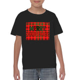 Merry Christmas Shirt  With Plaid For Women