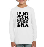 In My 4th Birthday Era Birthday Shirt Kids Tee, Hoodie, Sweatshirt