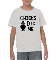 Chicks Dig Me Easter Shirt Baby Onesie, Kids Tee, Hoodie, Sweatshirt