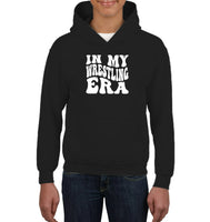 In My Wrestling Era Sports Shirt Kids Heavyweight Pullover Hoodie