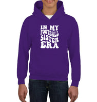 In My Football Sister Era Sports Shirt Kids Heavyweight Pullover Hoodie