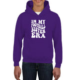 In My Football Sister Era Sports Shirt Kids Heavyweight Pullover Hoodie