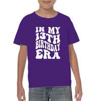 In My 13th Birthday Era Birthday Shirt Kids Classic Tee