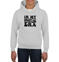 In My Wrestling Era Sports Shirt Kids Heavyweight Pullover Hoodie