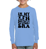 In My 7th Birthday Era Birthday Shirt Kids Tee, Hoodie, Sweatshirt