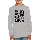 In My Football Sister Era Sports Shirt Kids Fleece Pullover Sweatshirt