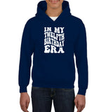 In My Twelfth Birthday Era Birthday Shirt Kids Heavyweight Pullover Hoodie